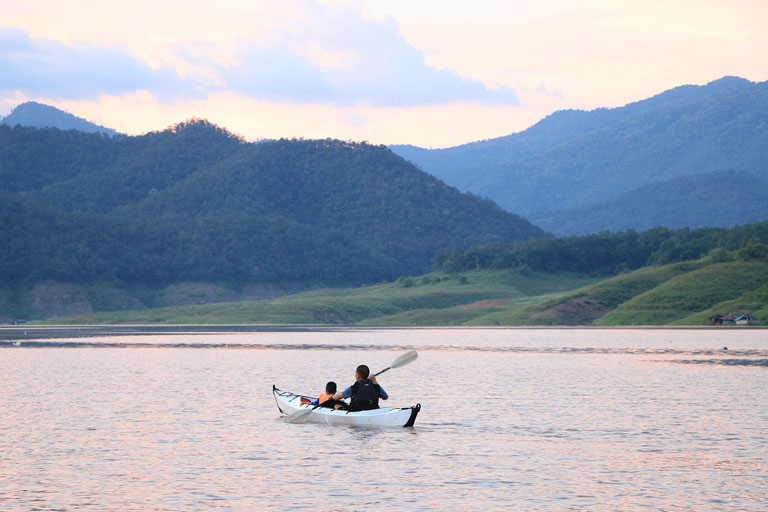 Kayaking at Mae Ping National Park